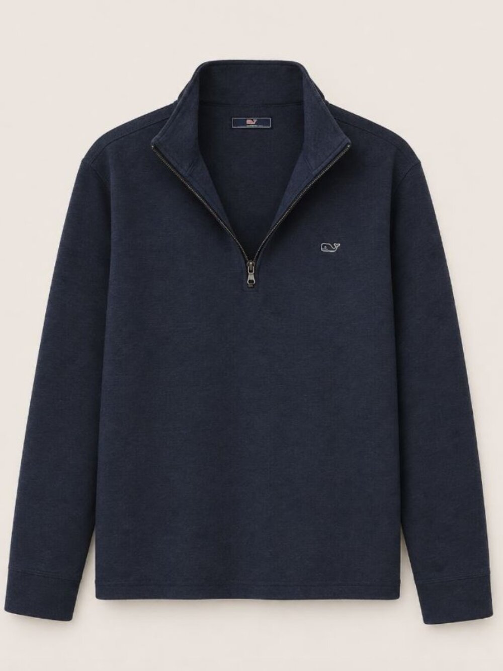 Vineyard Vines Men's Dark Navy Quarter-Zip Sweater